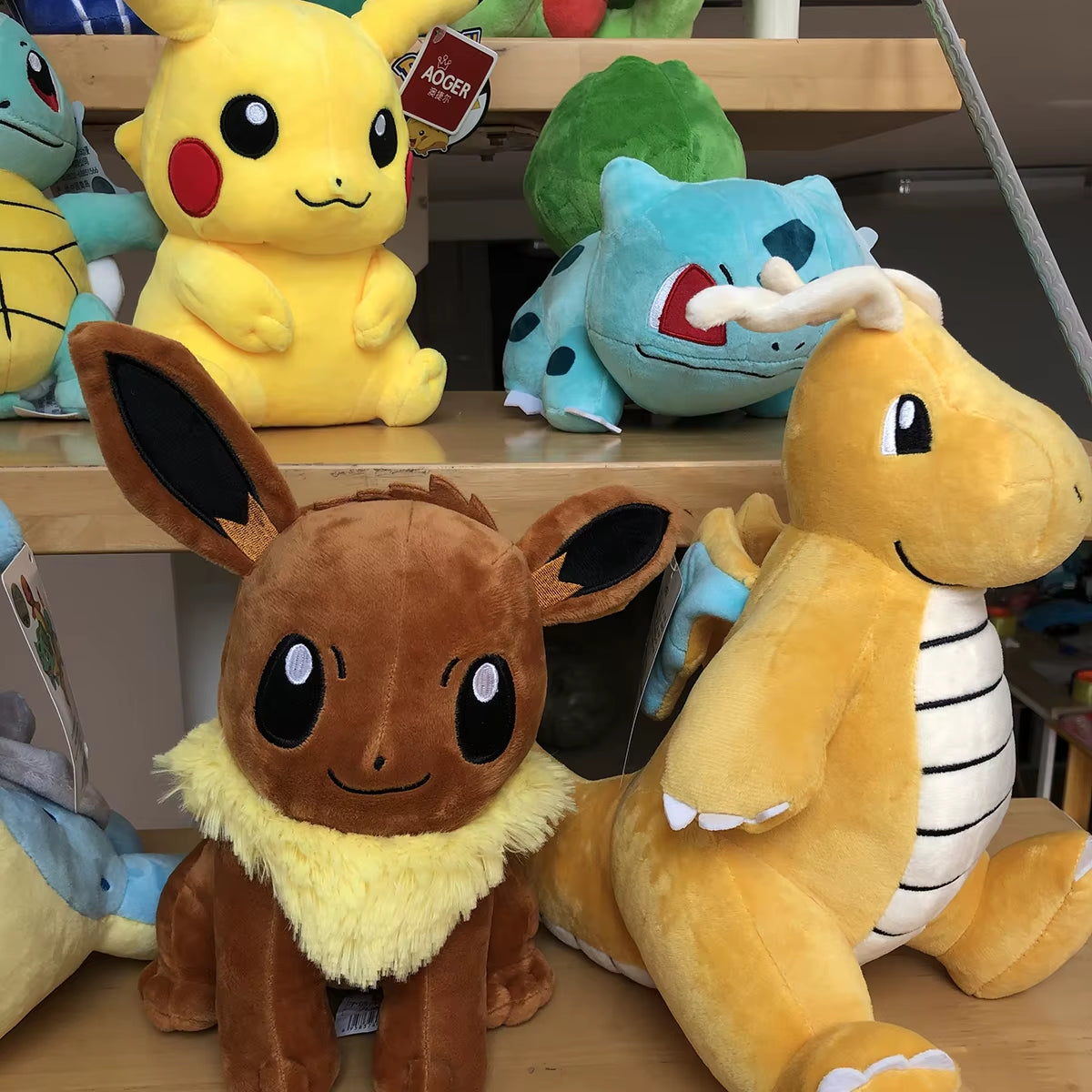 Pokemon Plush Toy High Quality with Tag Anime Cartoon Pikachu Charmander Squirtle Bulbasaur Stuffed Doll Gift for Kids Children
